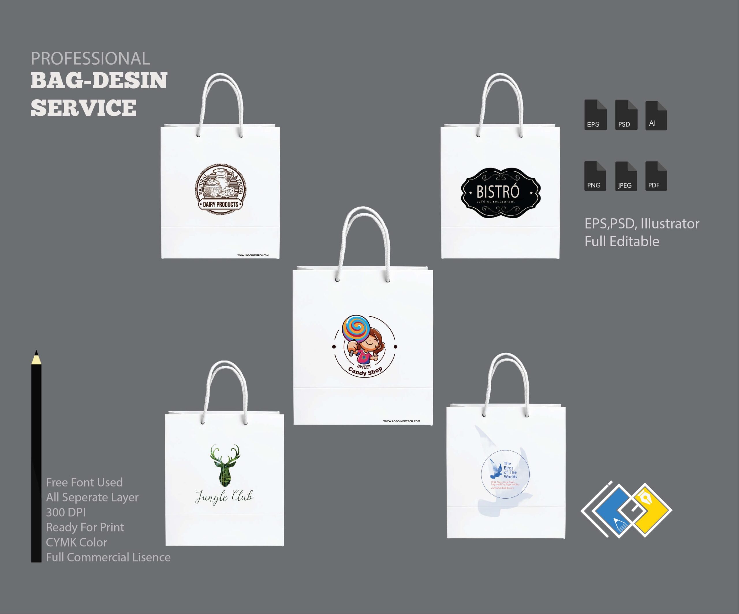 bag logo design service